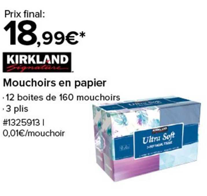 Mouchoirs en papier