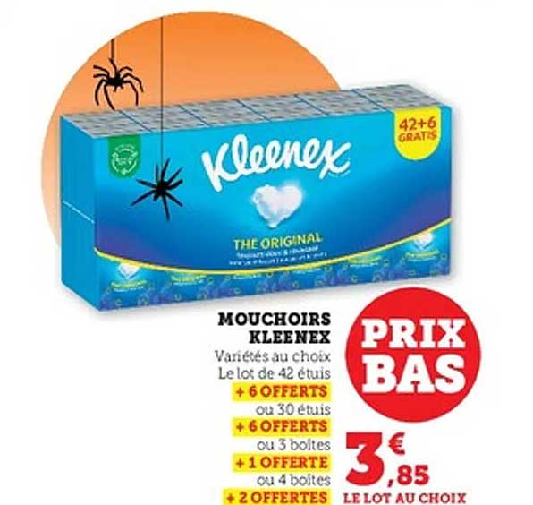 MOUCHOIRS KLEENEX