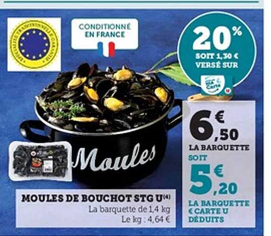 MOULES DE BOUCHOT STG U