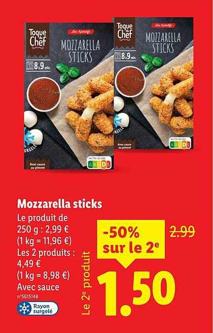 Mozzarella sticks