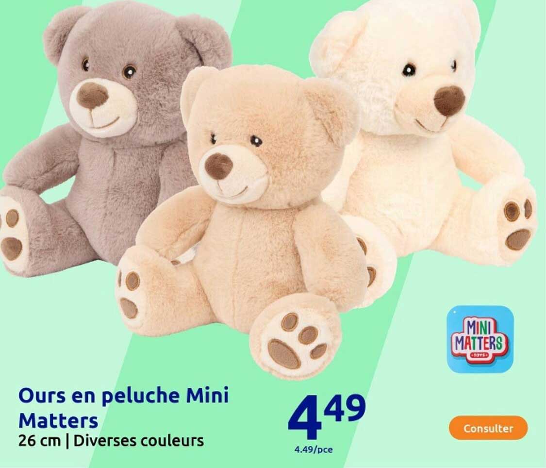 Ours en peluche Mini Matters
