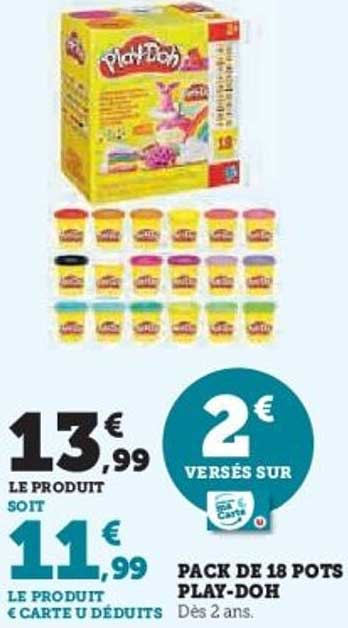 PACK DE 18 POTS PLAY-DOH