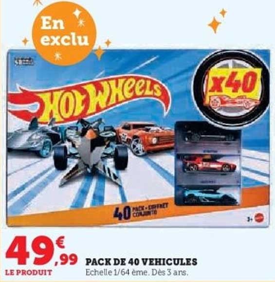 PACK DE 40 VEHICULES