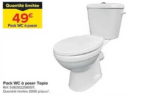 Pack WC à poser