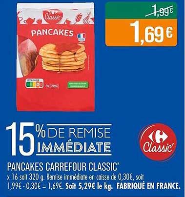 PANCakes Carrefour Classic'