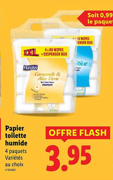 Papier toilette humide