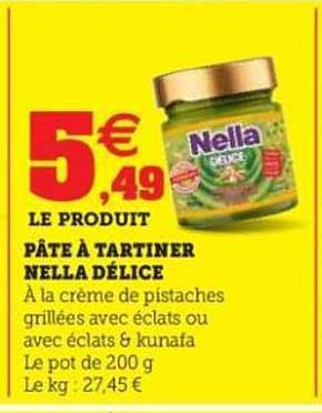 PÂTE À TARTINER NELLA DÉLICE