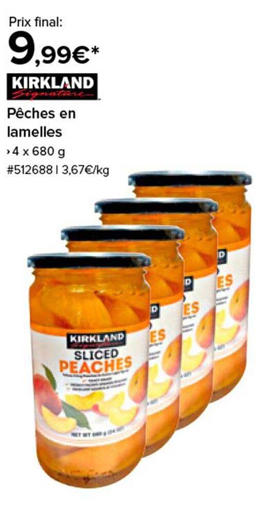 Pêches en lamelles
