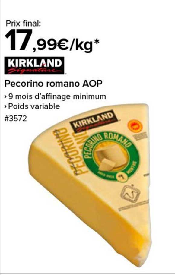 Pecorino romano AOP