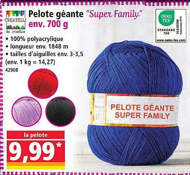 Pelote géante "Super Family"