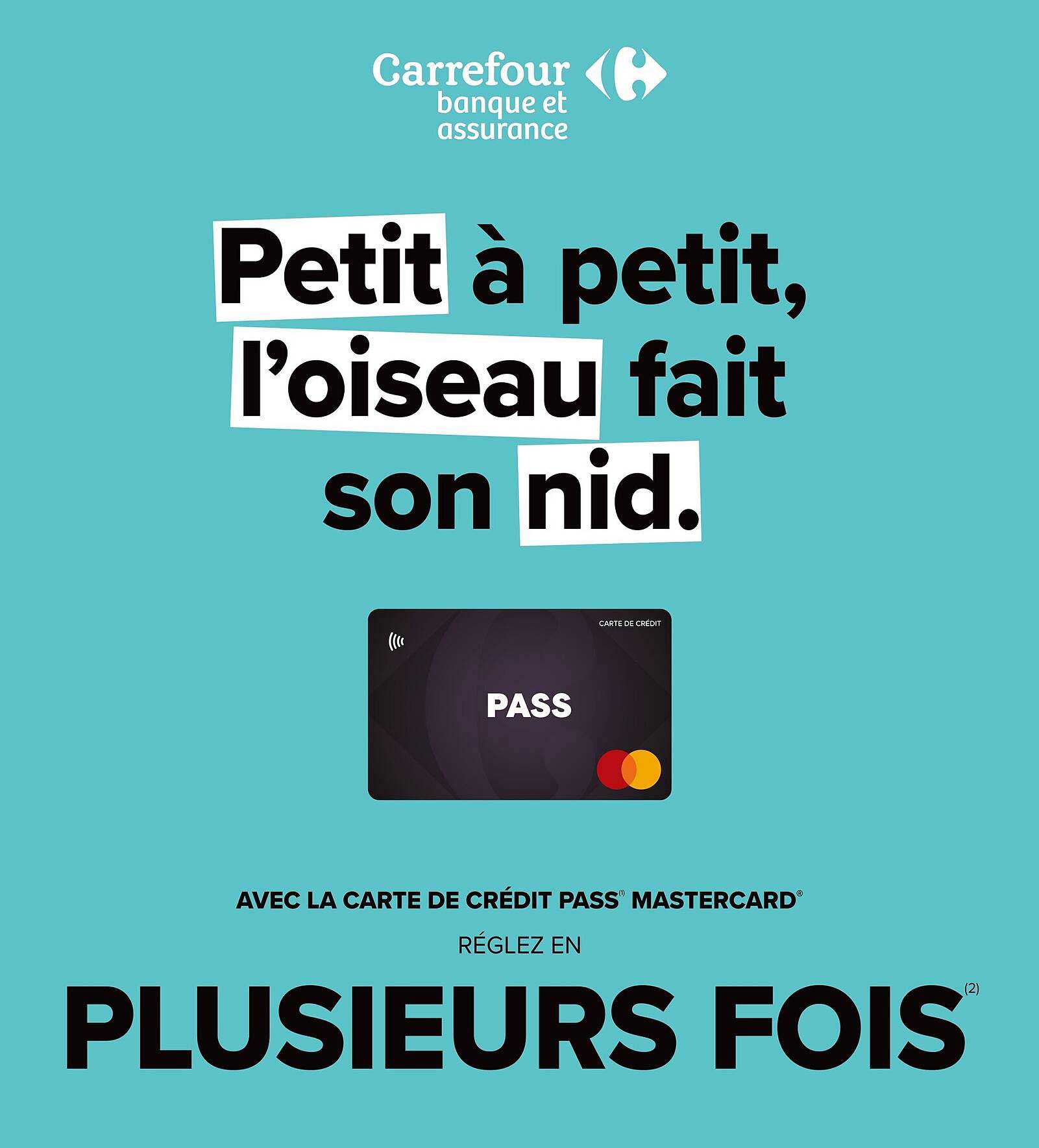 Petit à petit, l’oiseau fait son nid.
