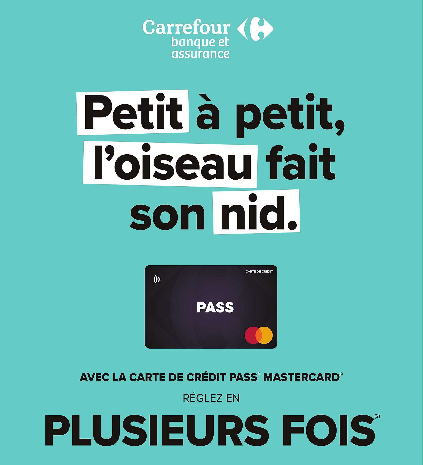 Petit à petit, l'oiseau fait son nid.