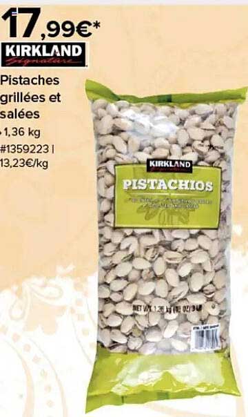 Pistaches grillées et salées