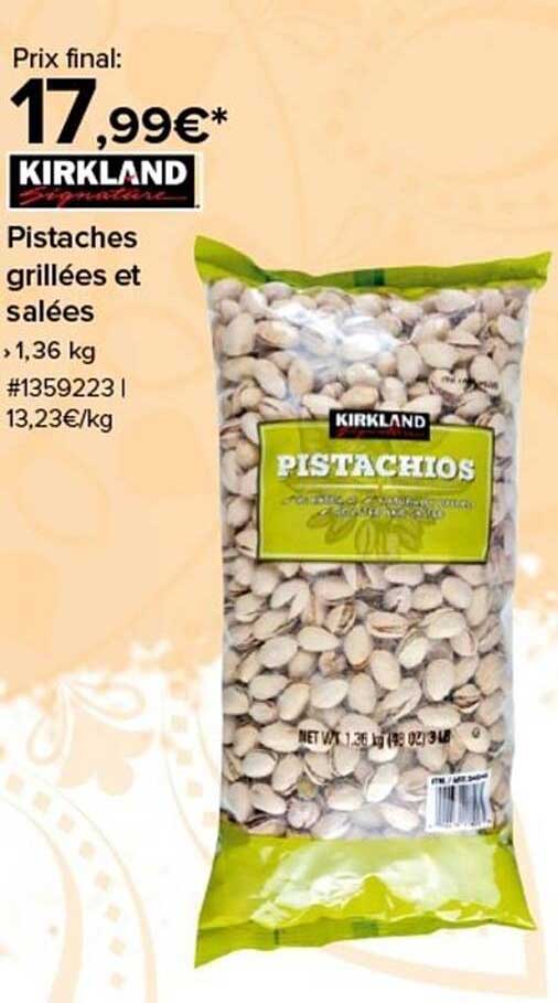 Pistaches grillées et salées
