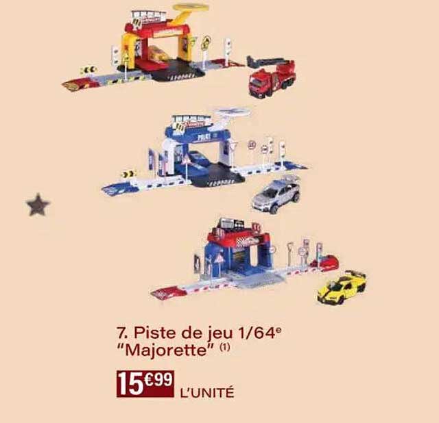 Piste de jeu 1/64e "Majorette"