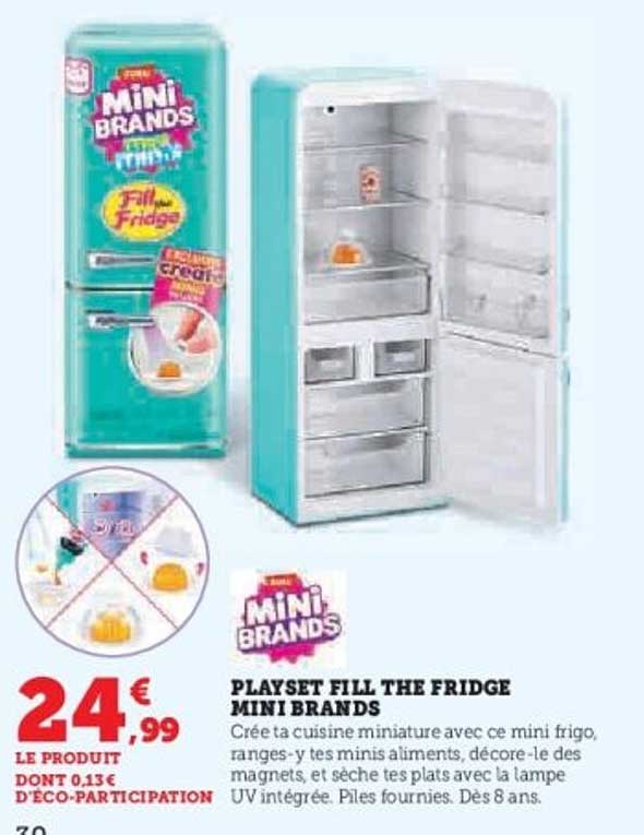 PLAYSET FILL THE FRIDGE MINI BRANDS