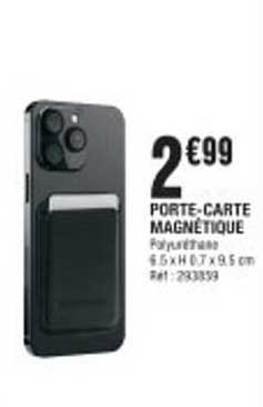PORTE-CARTE MAGNÉTIQUE