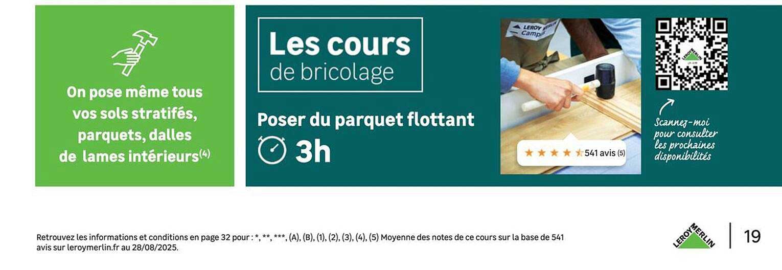 Poser du parquet flottant