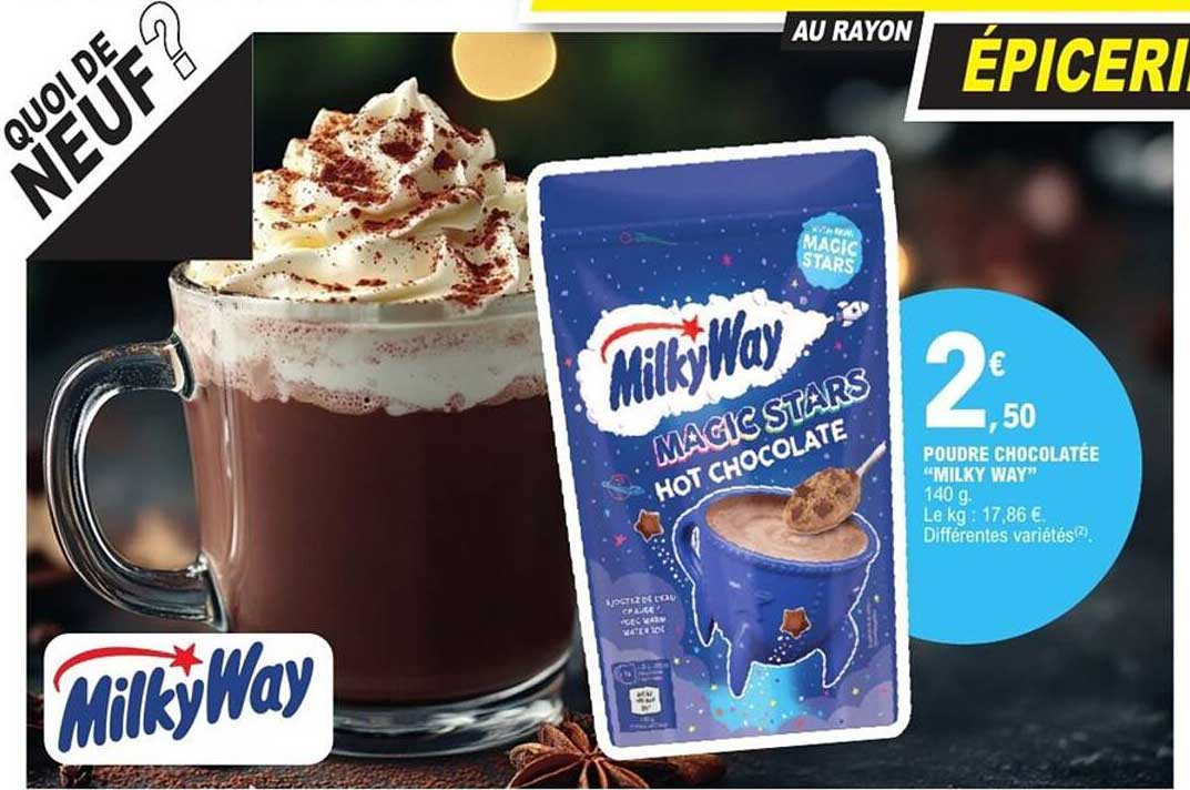 POUDRE CHOCOLATÉE "MILKY WAY"
