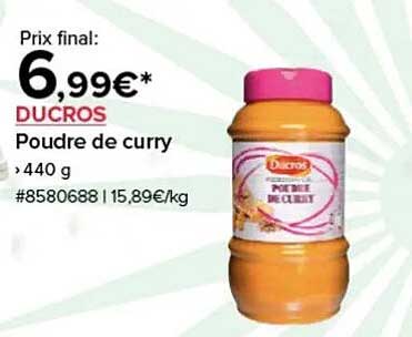 Poudre de curry Ducros