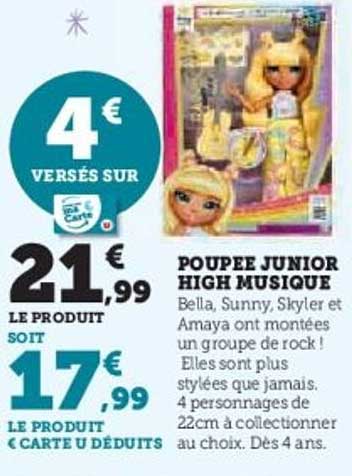 POUPEE JUNIOR HIGH MUSIQUE