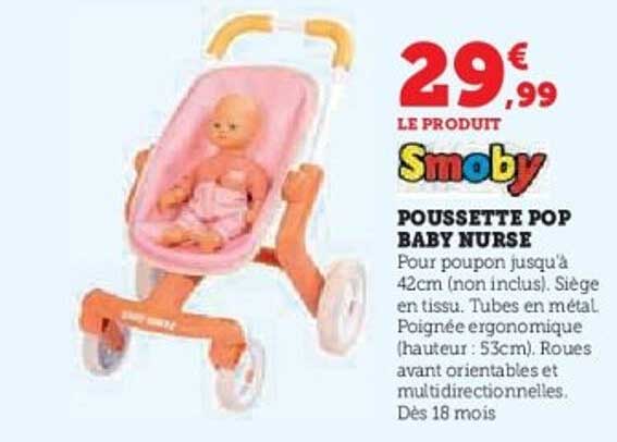 POUSSETTE POP BABY NURSE