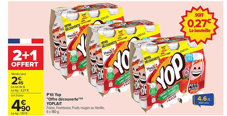 P'tit Yop "Offre découverte"® YOPLAIT