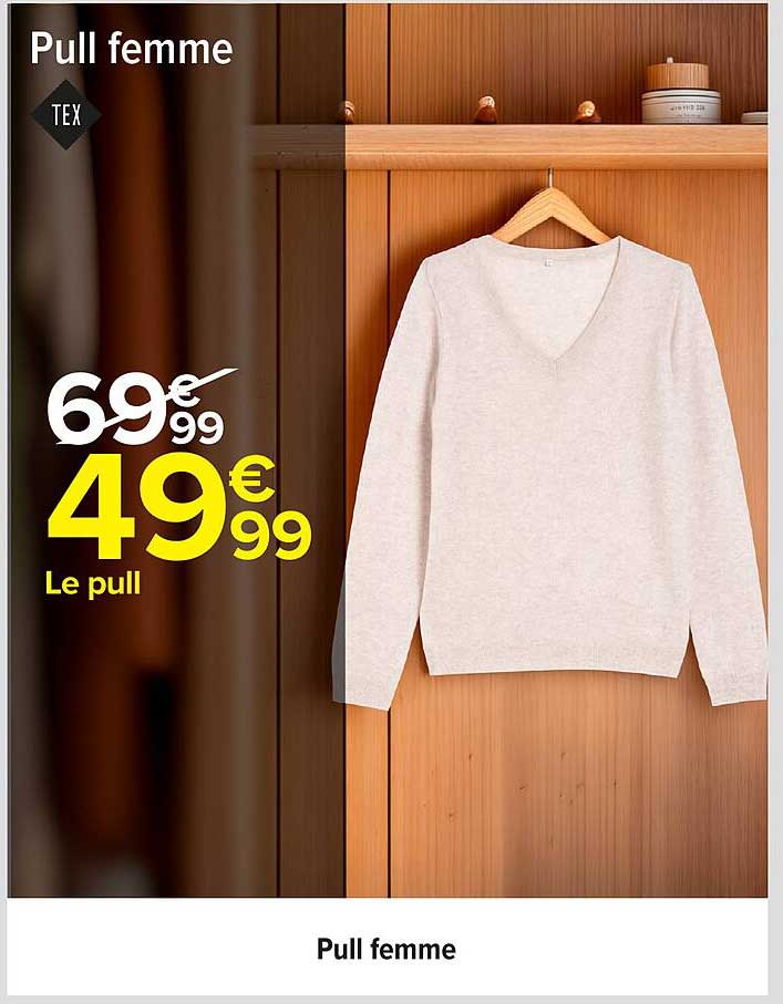 Pull femme