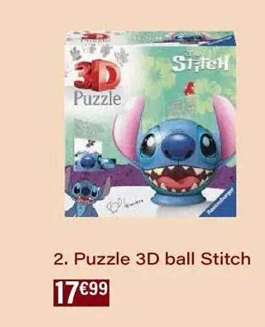 Puzzle 3D ball Stitch