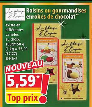 Raisins ou gourmandises enrobés de chocolat