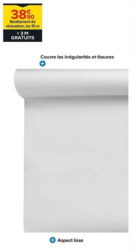 Revêtement de rénovation, les 15 m