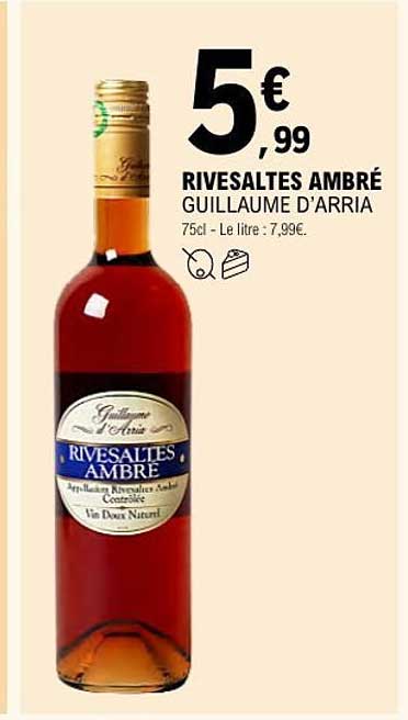 RIVESALTES AMBRÉ GUILLAUME D'ARRIA