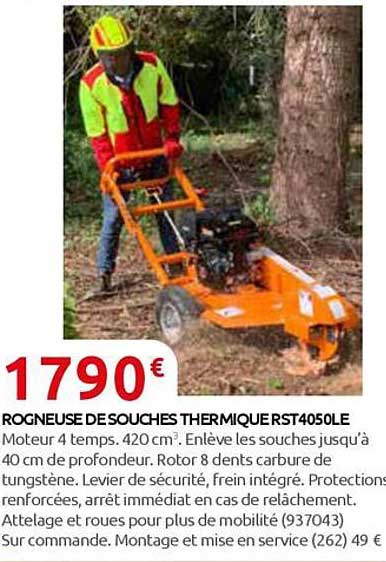 ROGNEUSE DE SOUCHES THERMIQUE RST4050LE