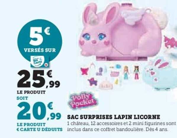 SAC SURPRISES LAPIN LICORNE