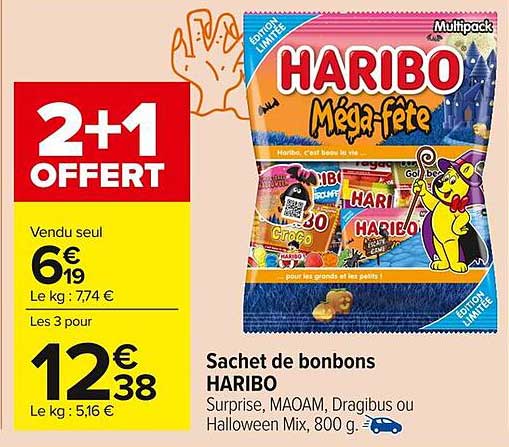 Sachet de bonbons HARIBO