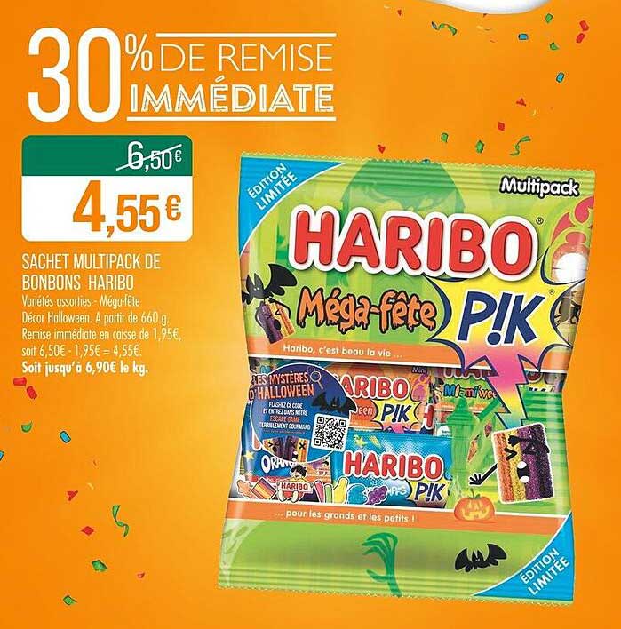 SACHET MULTIPACK DE BONBONS HARIBO
