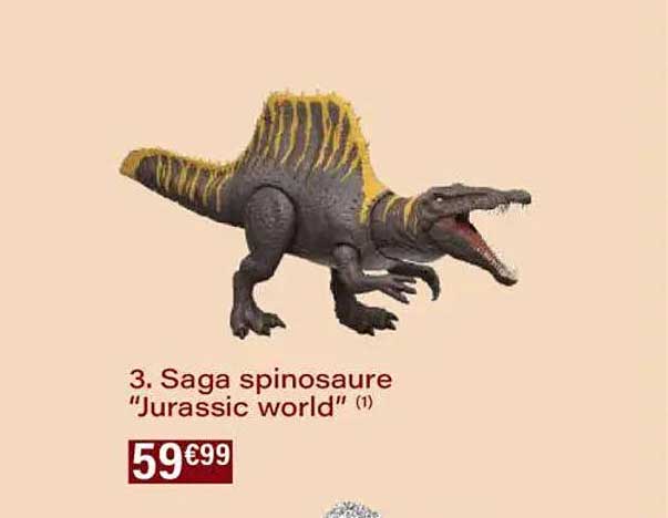 Saga spinosaures "Jurassic world"