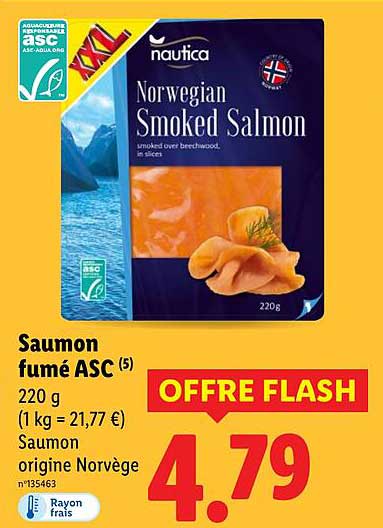 Saumon fumé ASC