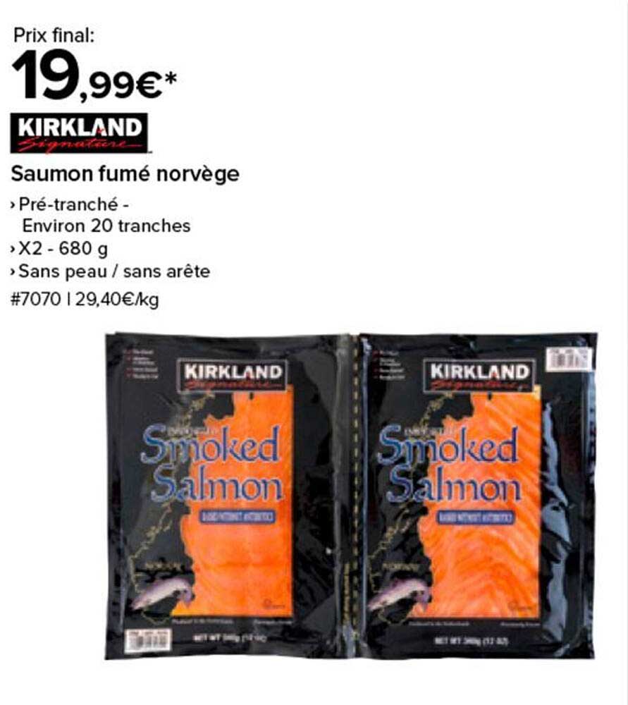 Saumon fumé norvège