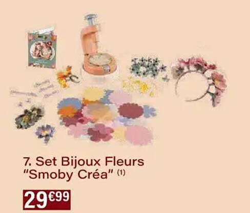 Set Bijoux Fleurs "Smoby Créa"