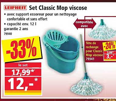 Set Classic Mop viscose