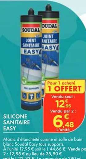 SILICONE SANITAIRE EASY