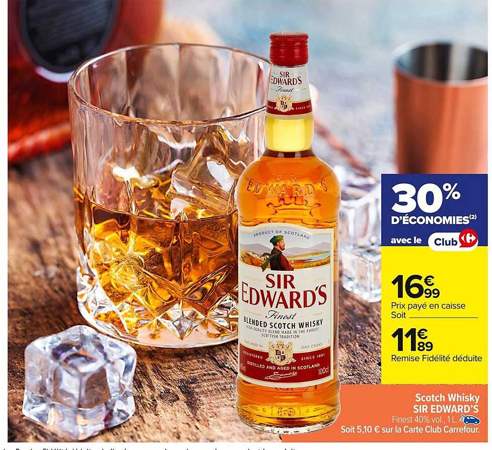 Sir Edward's Finest Blended Scotch Whisky
