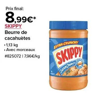 SKIPPY Beurre de cacahuètes