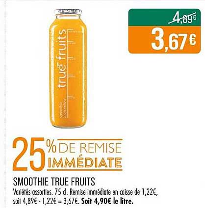 SMOOTHIE TRUE FRUITS