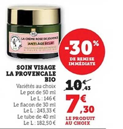 SOIN VISAGE LA PROVENCALE BIO