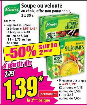 Soupe ou velouté