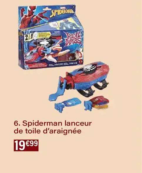 Spiderman lanceur de toile d'araignée