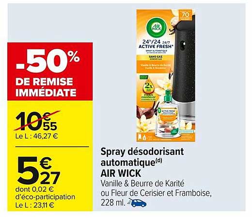 Spray désodorisant automatique(d) AIR WICK