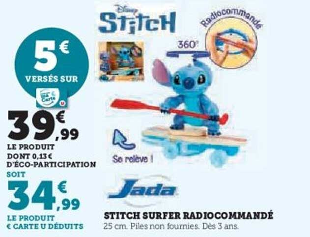 STITCH SURFER RADIOCOMMANDÉ
